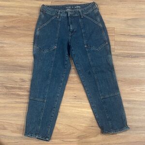 Old Navy Dark Blue High-Rise Women's Jeans